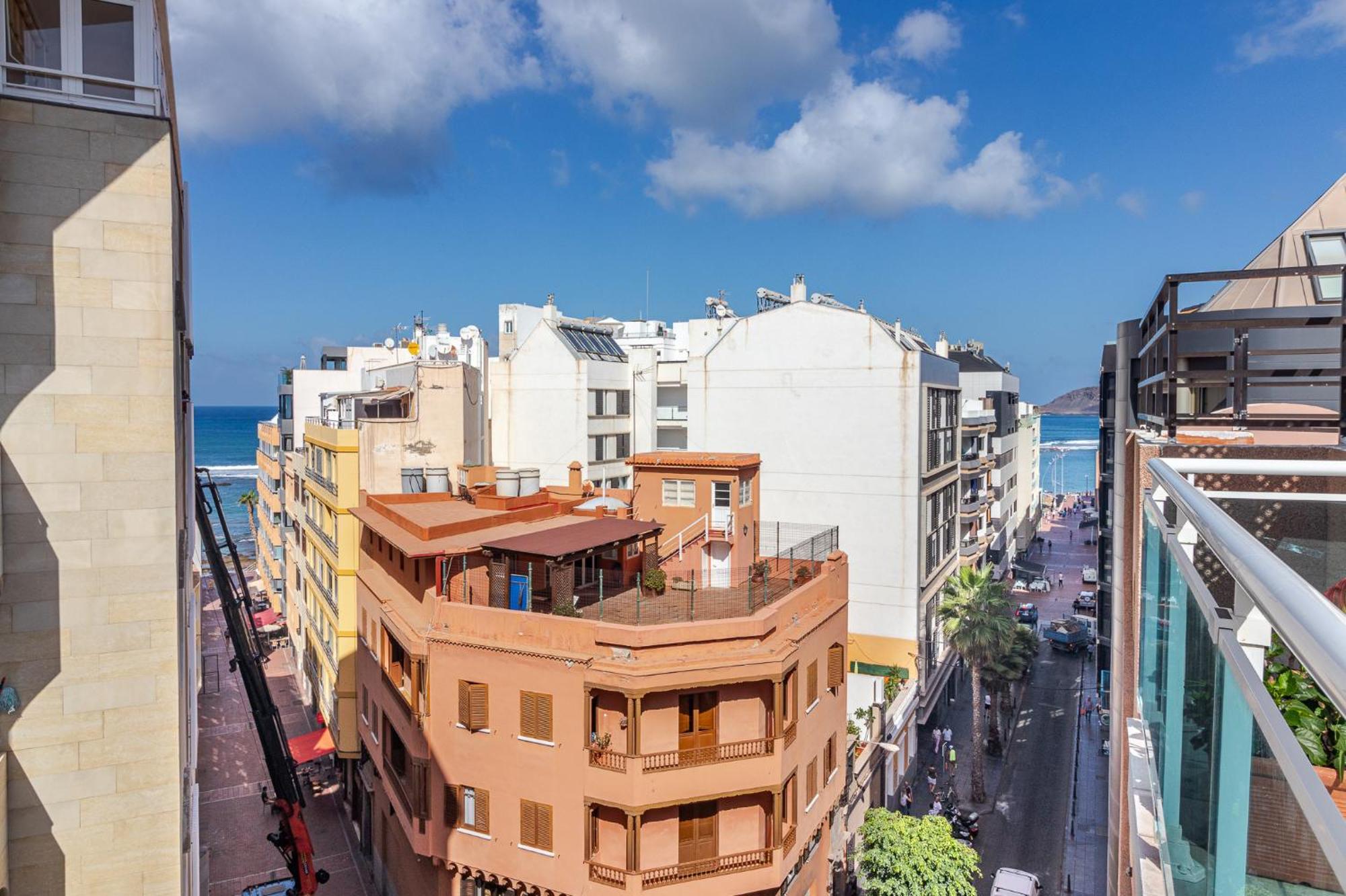 Espectacular Atico Con Terraza A 50 Mt Playa Canteras لاس بالماس دي غران كاناريا المظهر الخارجي الصورة